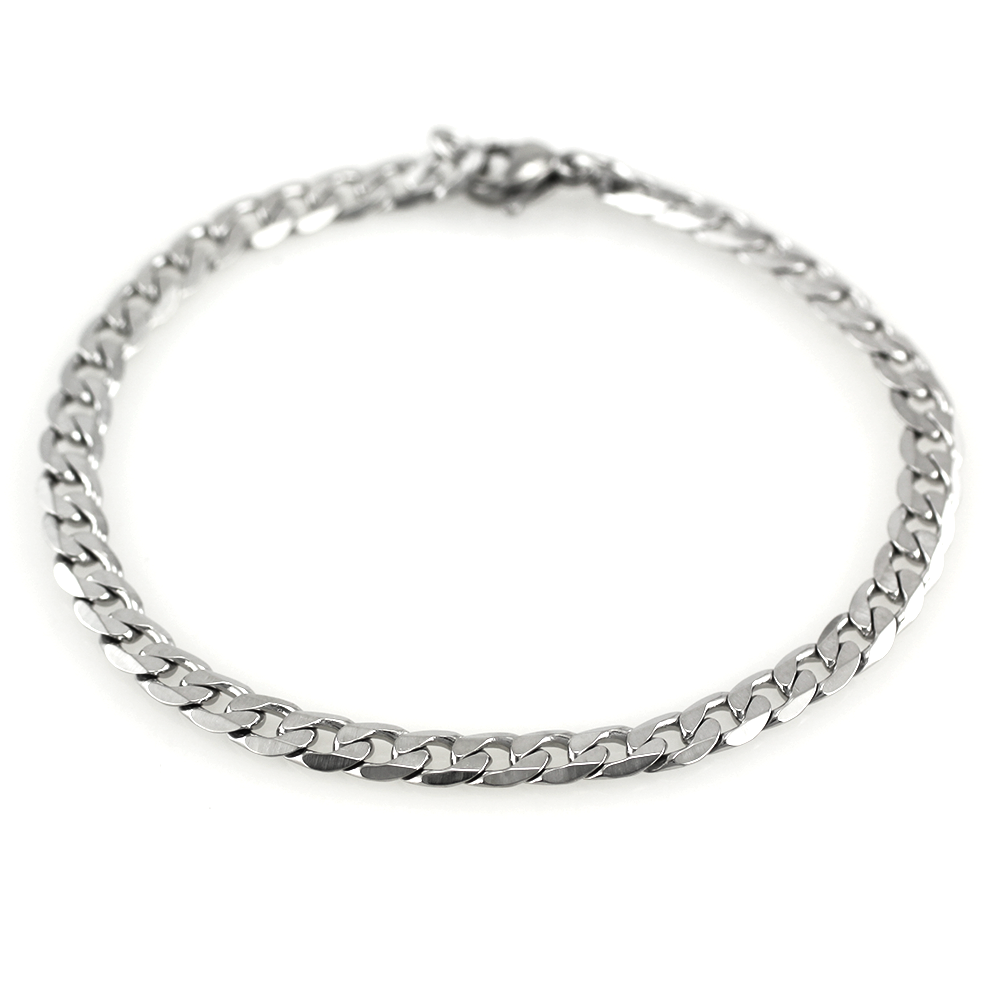 MPM Ocelový náramek z chirurgické oceli Bracelet 7372 - Silver (19cm)