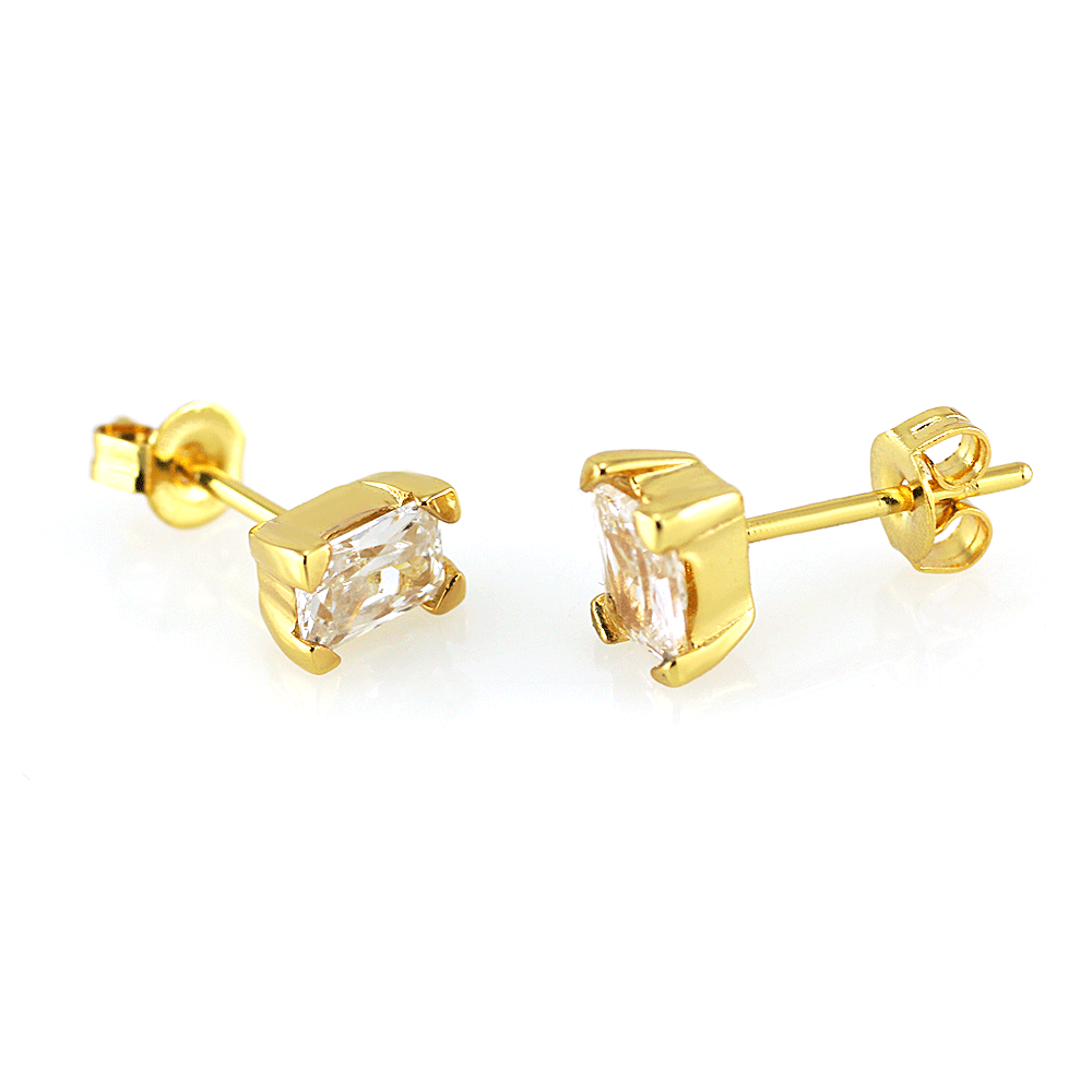 MPM Ocelové náušnice z chirurgické oceli Earrings 7456 - Gold