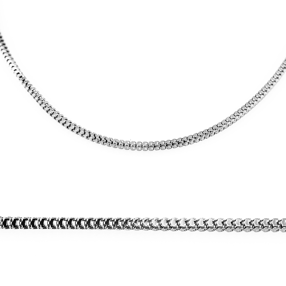 MPM Ocelový řetízek z chirurgické oceli Chain 7311 - SS Silver (50cm)