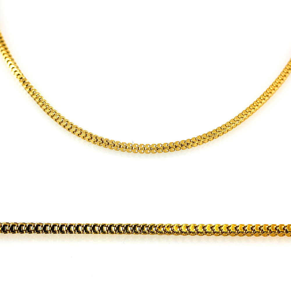 MPM Ocelový řetízek z chirurgické oceli Chain 7314 - Gold (42cm)