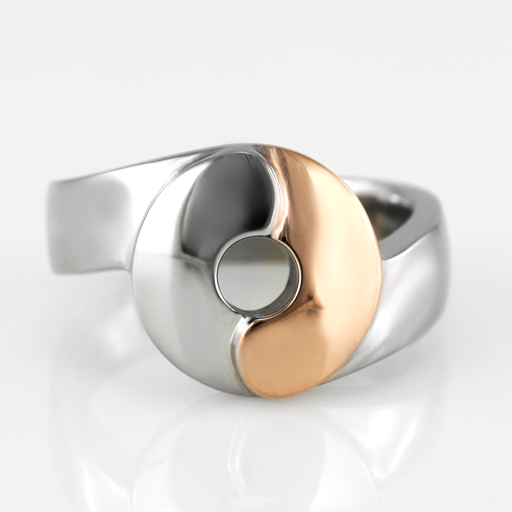 MPM Prsten z chirurgické oceli Ring 7514 - size 54