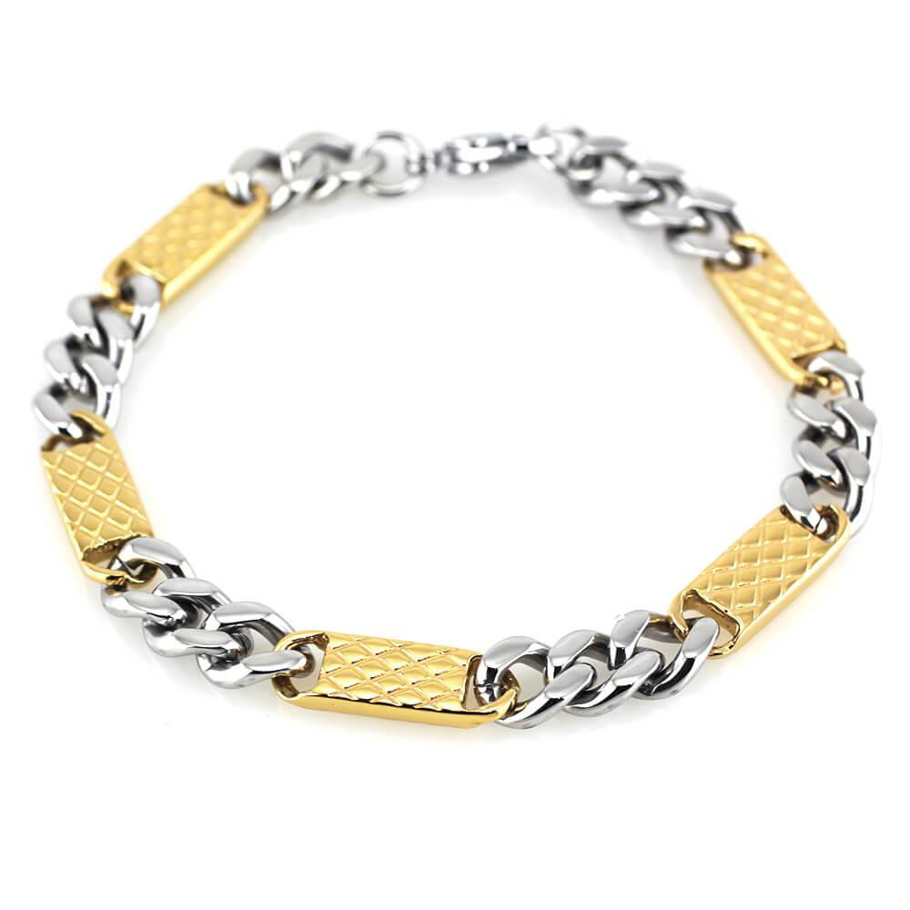 MPM Ocelový náramek z chirurgické oceli Bracelet 7534 - IPG