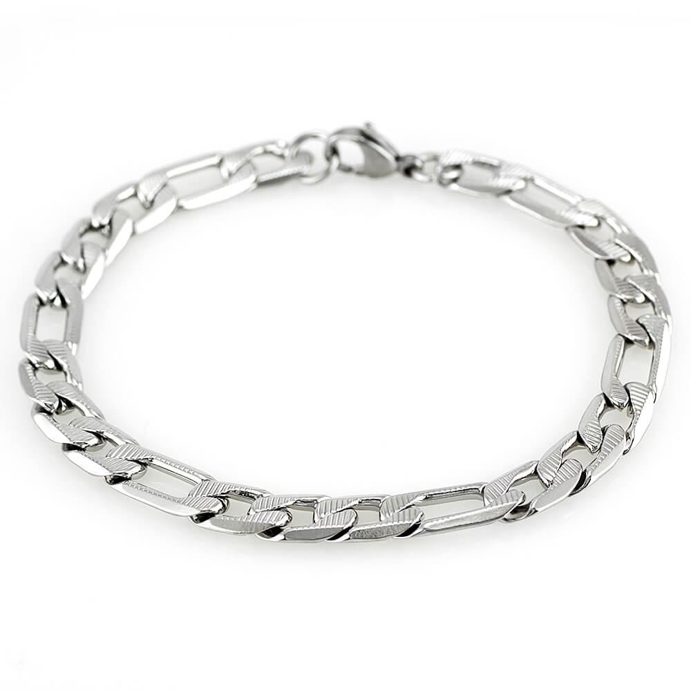 MPM Ocelový náramek z chirurgické oceli Bracelet 7600 - Silver