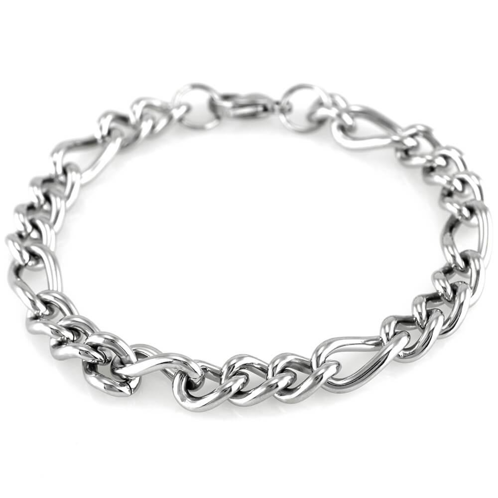 MPM Ocelový náramek z chirurgické oceli Bracelet 7610 - Silver