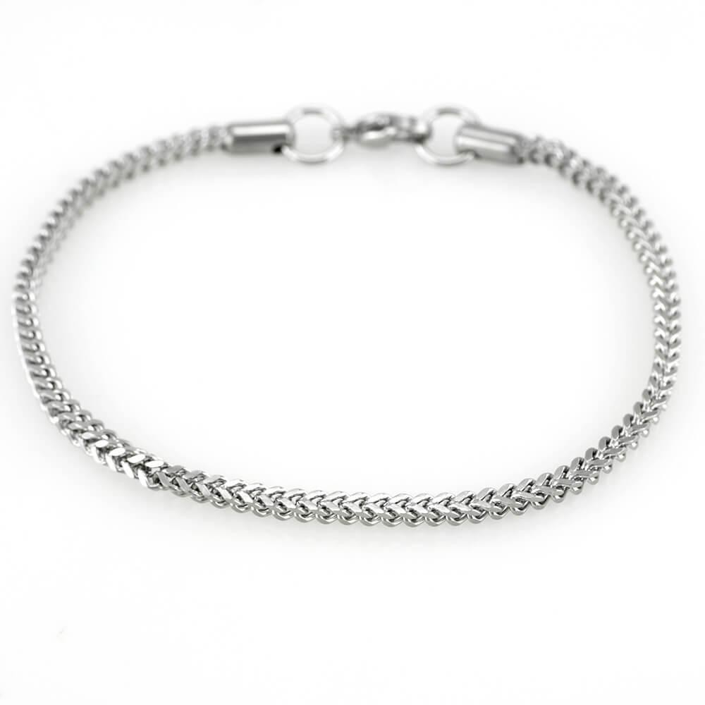 MPM Ocelový náramek z chirurgické oceli Bracelet 7611 - Silver (19cm)