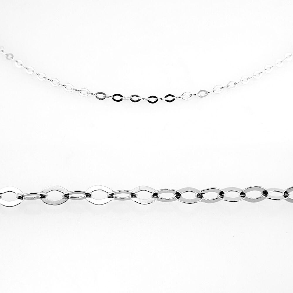 MPM Ocelový řetízek z chirurgické oceli Chain 7315 - SS Silver (50cm)