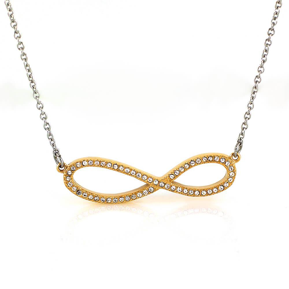 MPM Ocelový náhrdelník z chirurgické oceli Necklace 7707 - Gold