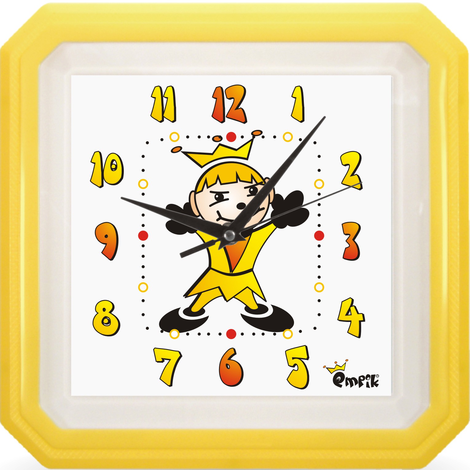 MPM Dětské žluté hodiny MPM E01.2418 (MPM Dětské žluté hodiny MPM E01.2418)