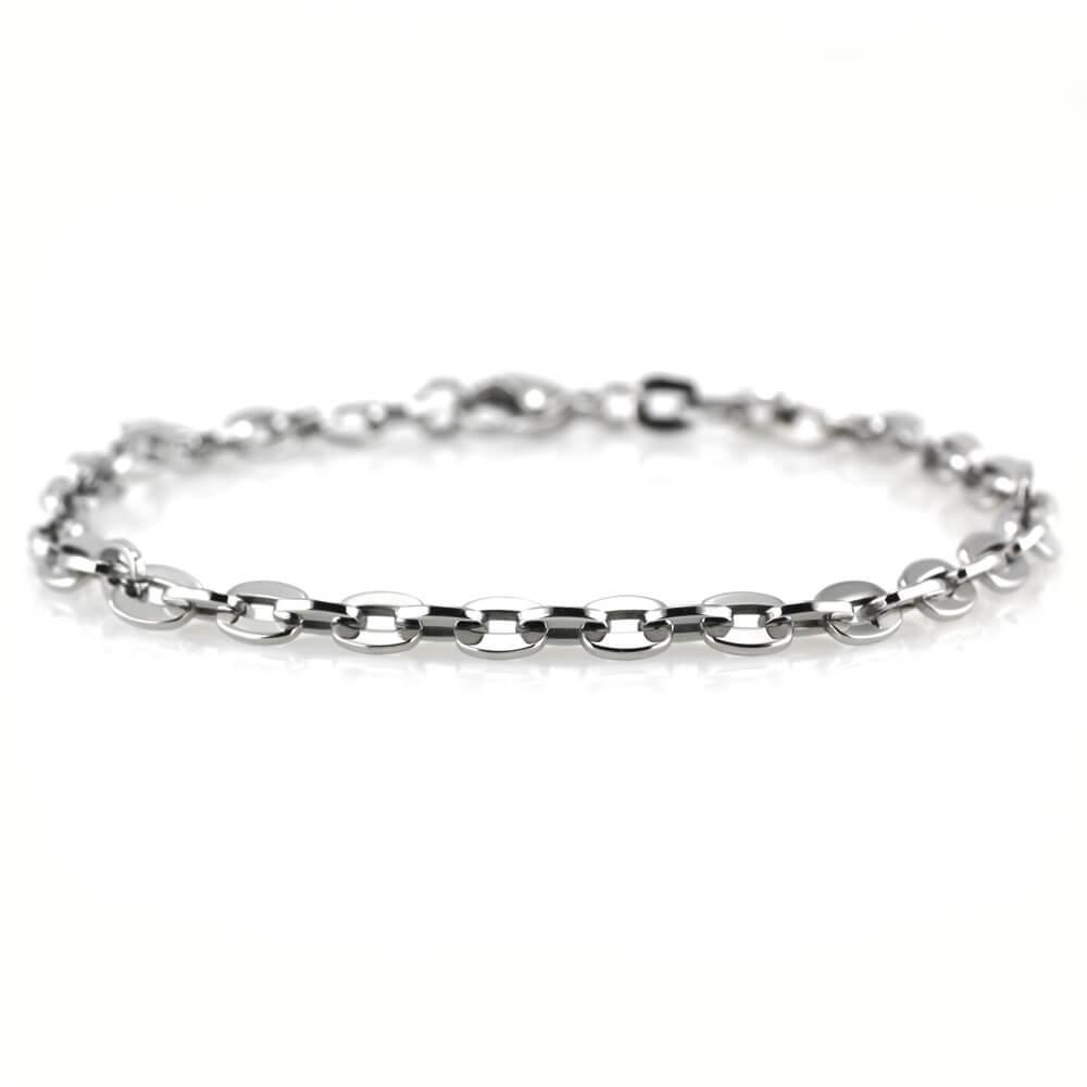 MPM Ocelový náramek z chirurgické oceli Bracelet 6465, Silver