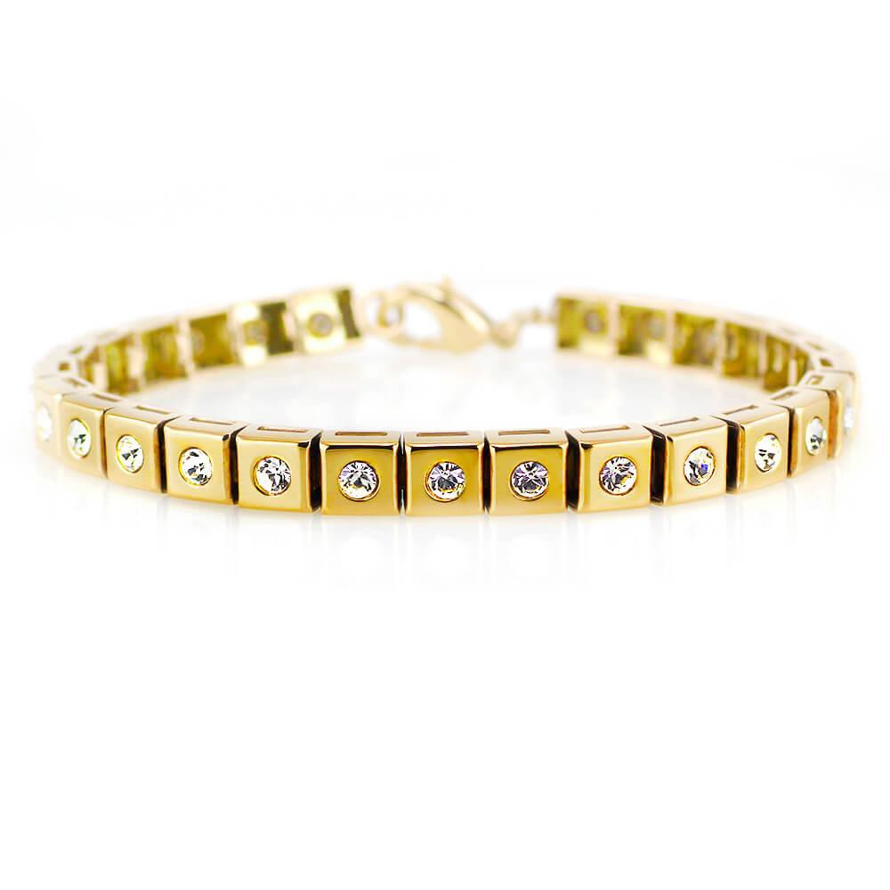 MPM Ocelový náramek z chirurgické oceli Bracelet 7958, Gold