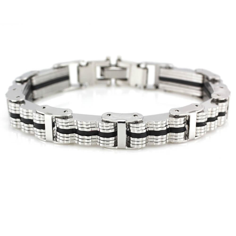 MPM Ocelový náramek z chirurgické oceli Bracelet 7785, Silver