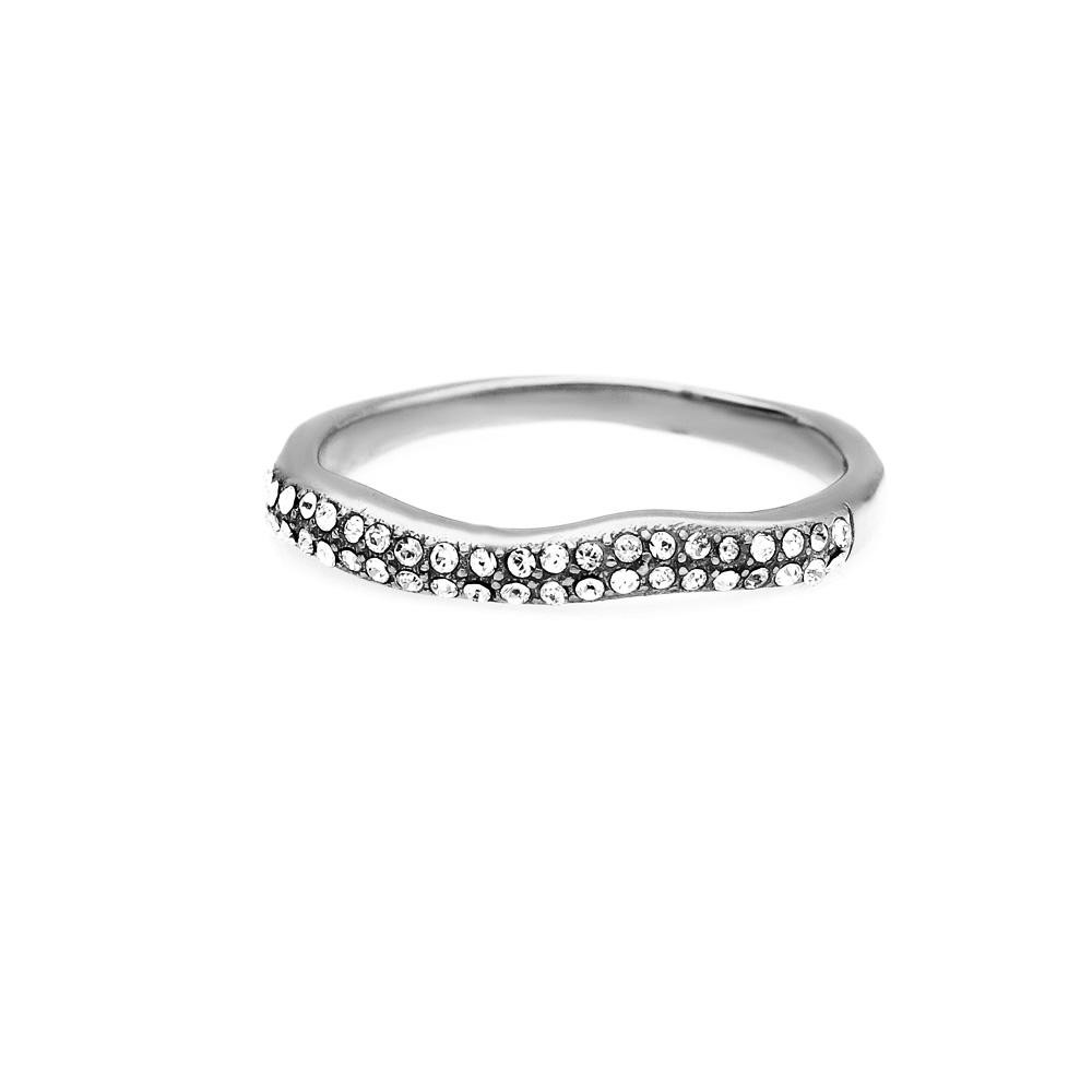 MPM Prsten z chirurgické oceli Ring 8025, Silver, size 54