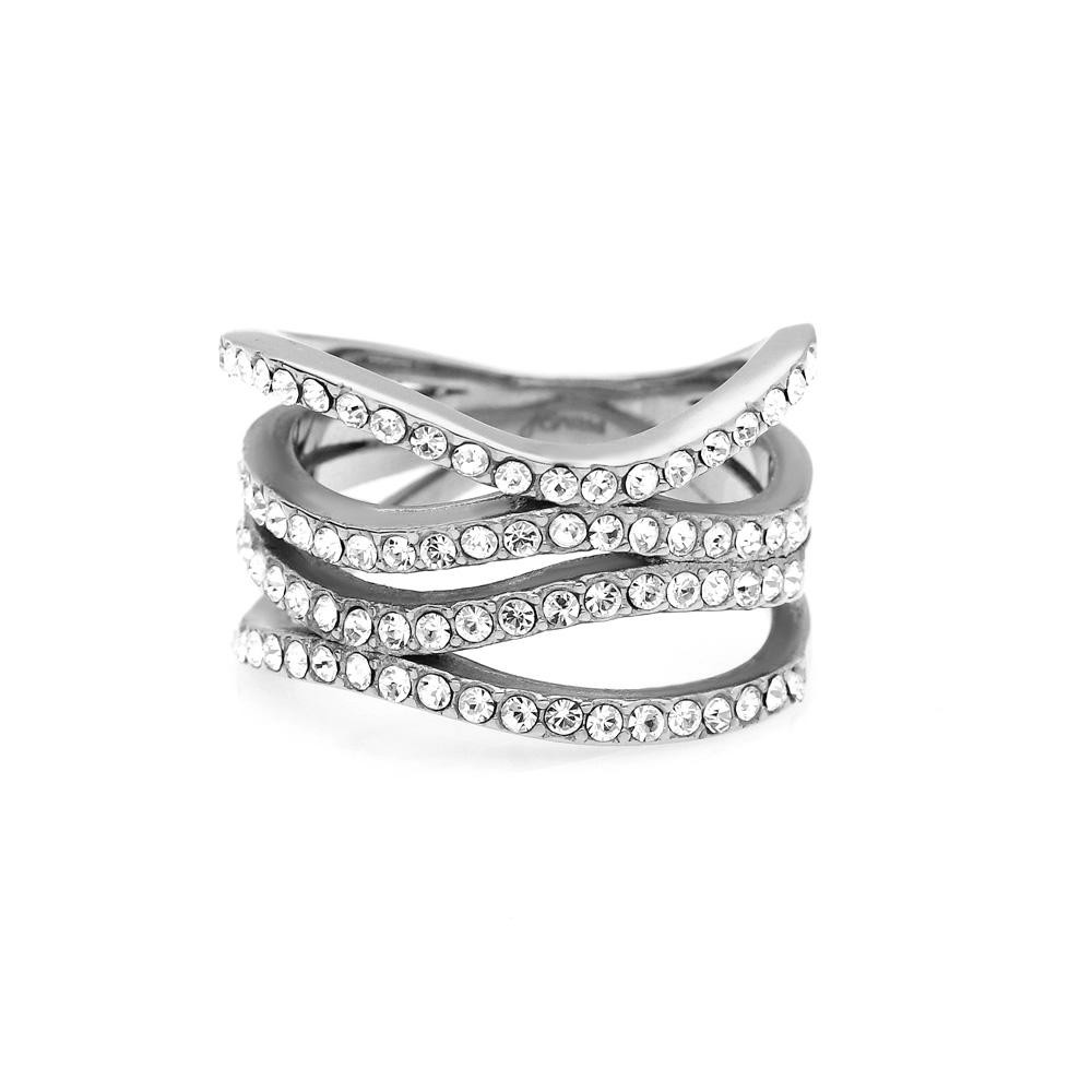 MPM Prsten z chirurgické oceli Ring 8053, Silver, size 58