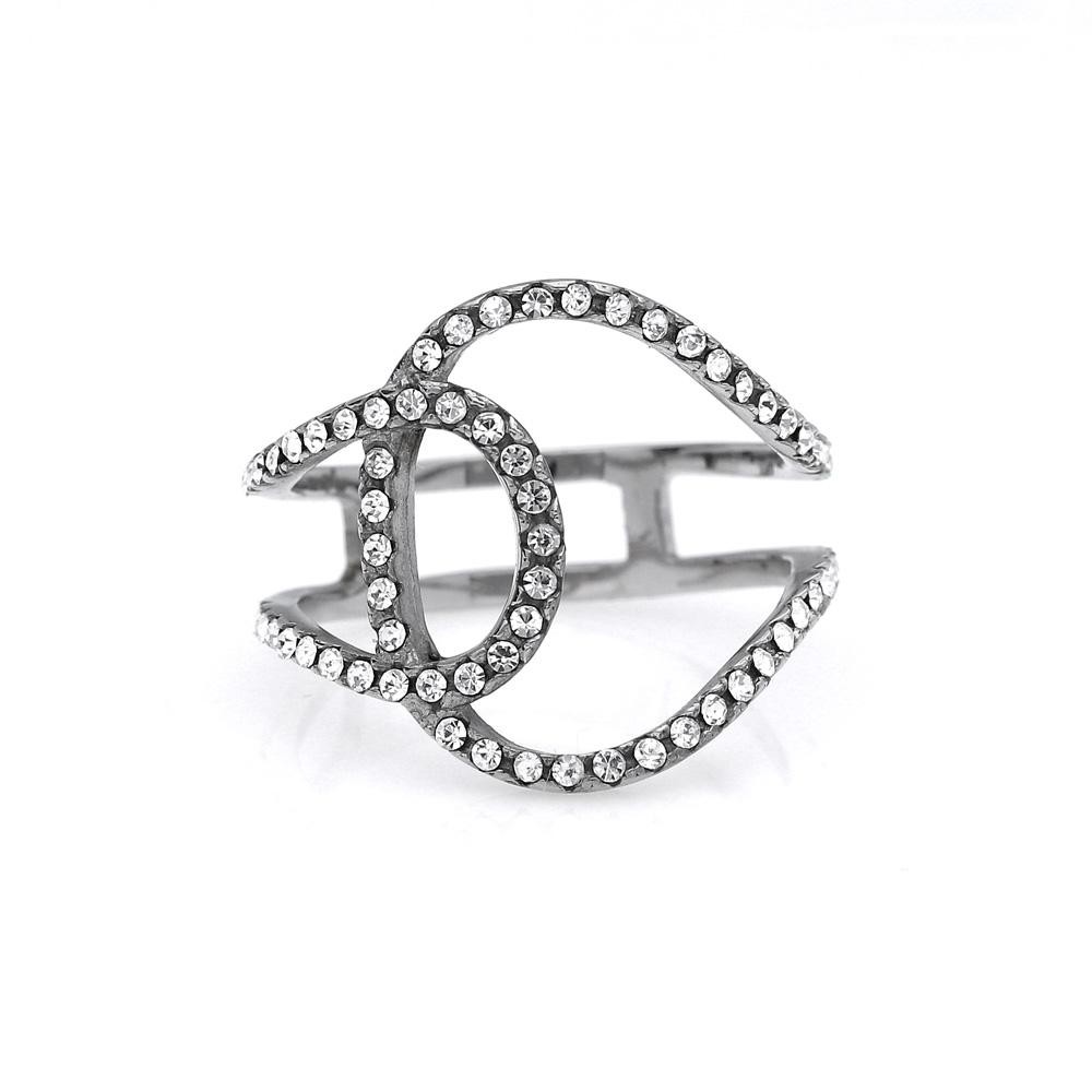 MPM Prsten z chirurgické oceli Ring 8061, Silver, size 54