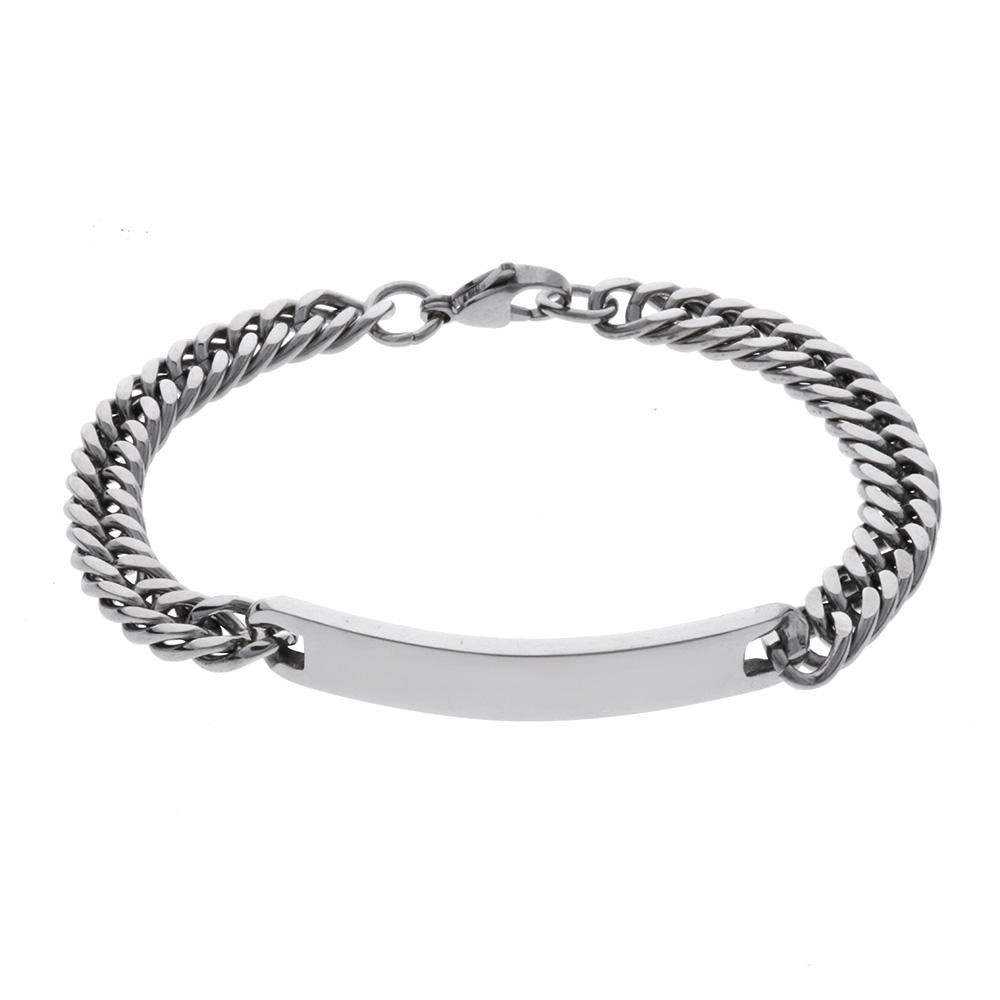 MPM Pánský ocelový náramek z chirurgické oceli Bracelet SBR.8138, Silver