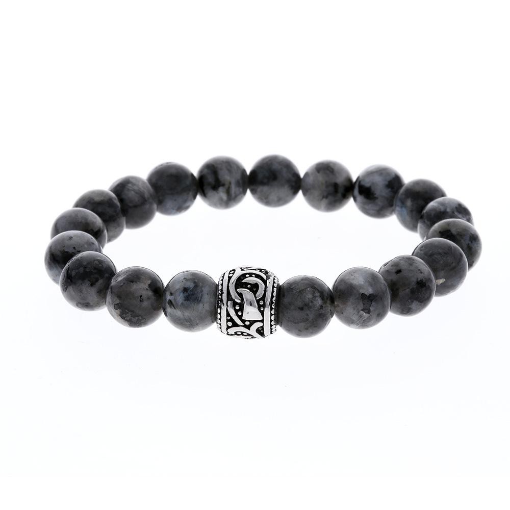 MPM Ocelový náramek z chirurgické oceli Bracelet 8145, Black