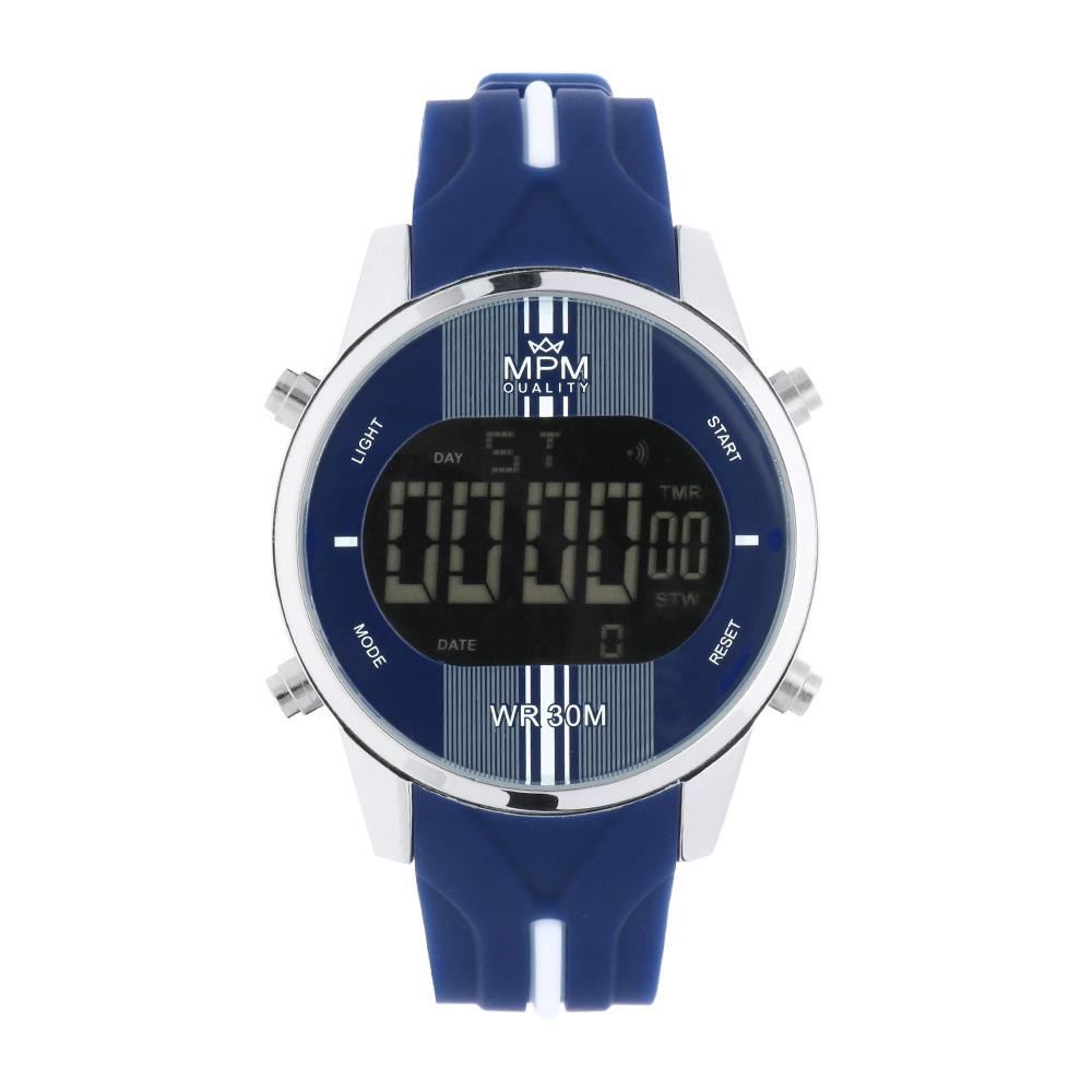 MPM Digitální pánské hodinky MPM Digi - 11098.B