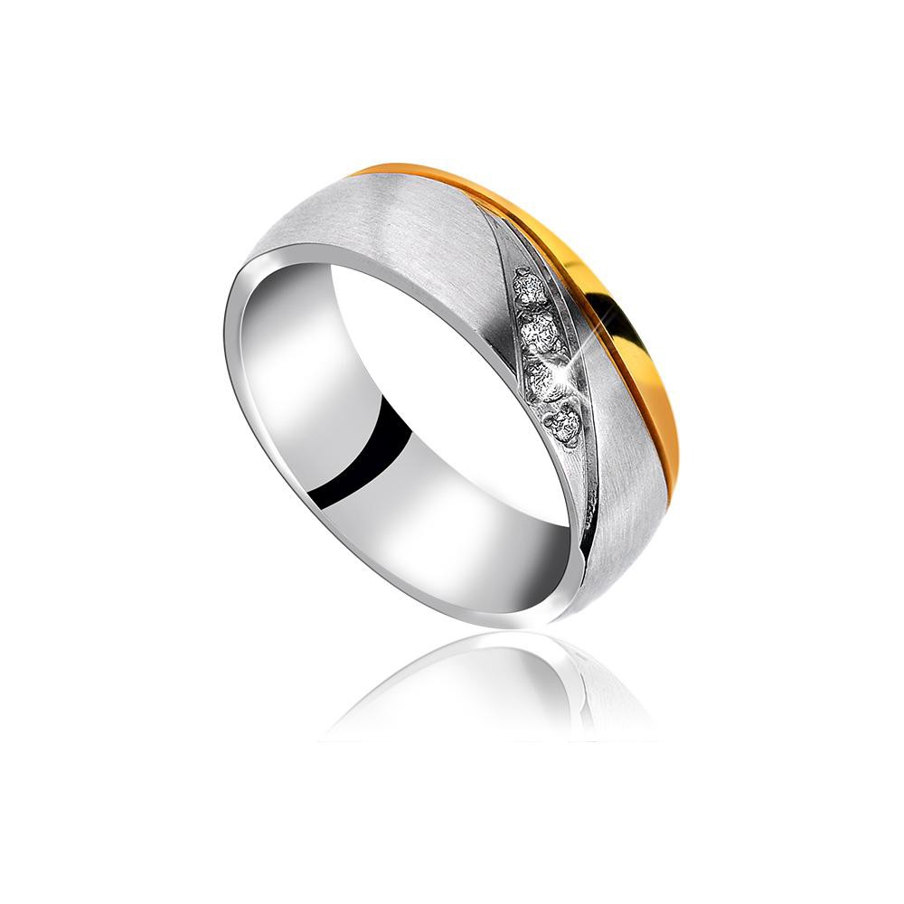 MPM Snubní ocelový prsten z chirurgické oceli Wedding ring 70132 A - size 50