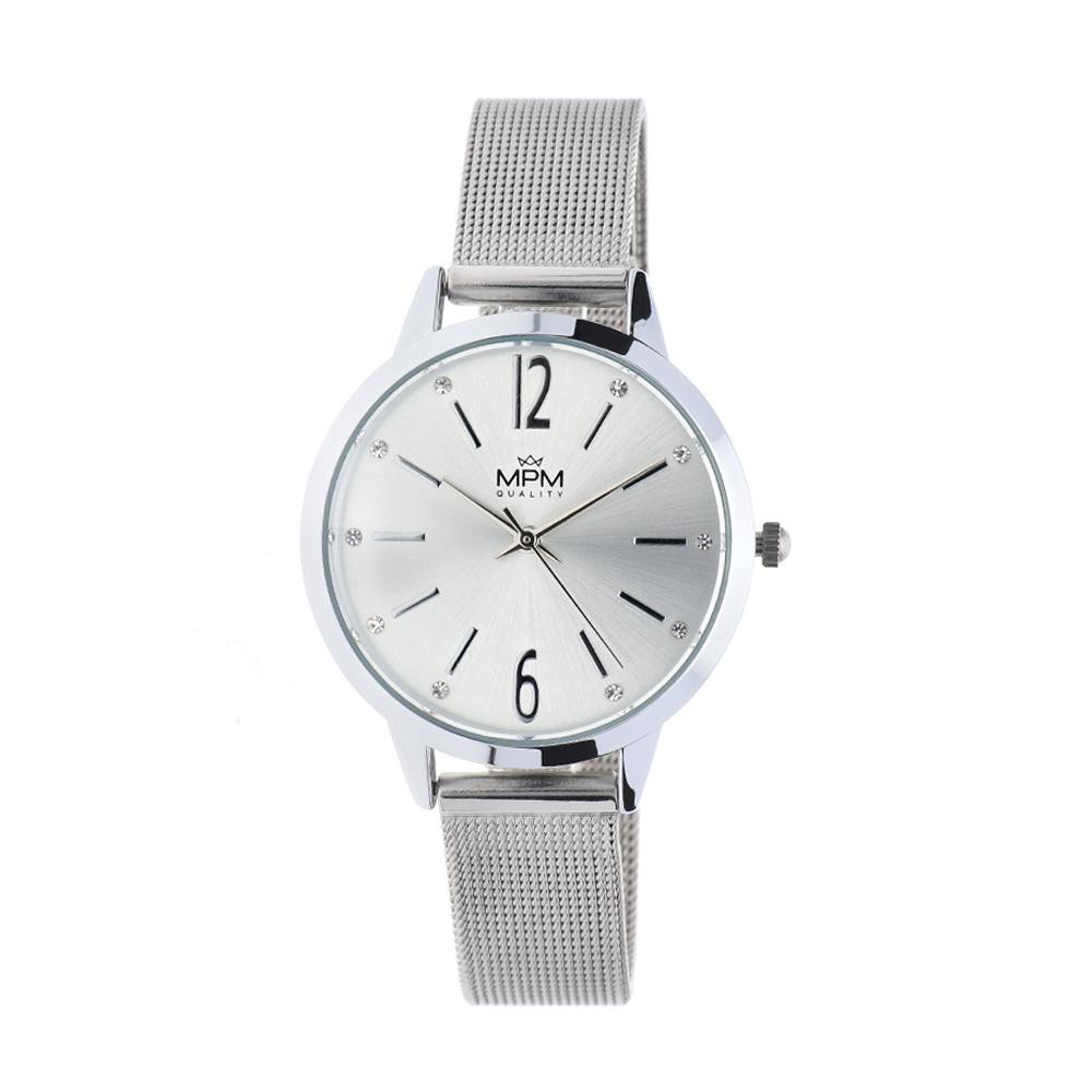 MPM Dámské stříbrné náramkové hodinky MPM W02M.11193.A